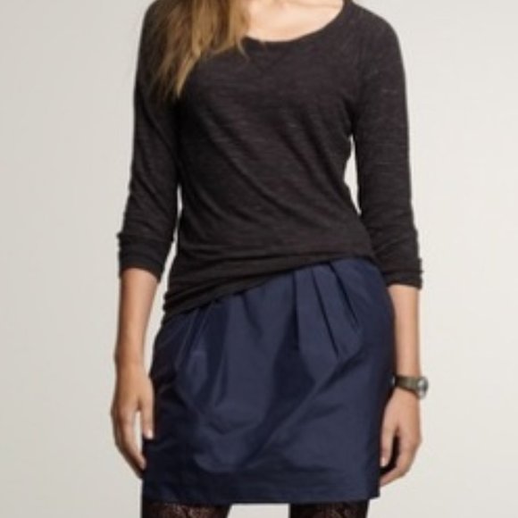 J. Crew Dresses & Skirts - J Crew Marvelle Silk Taffeta Mini Skirt In Black